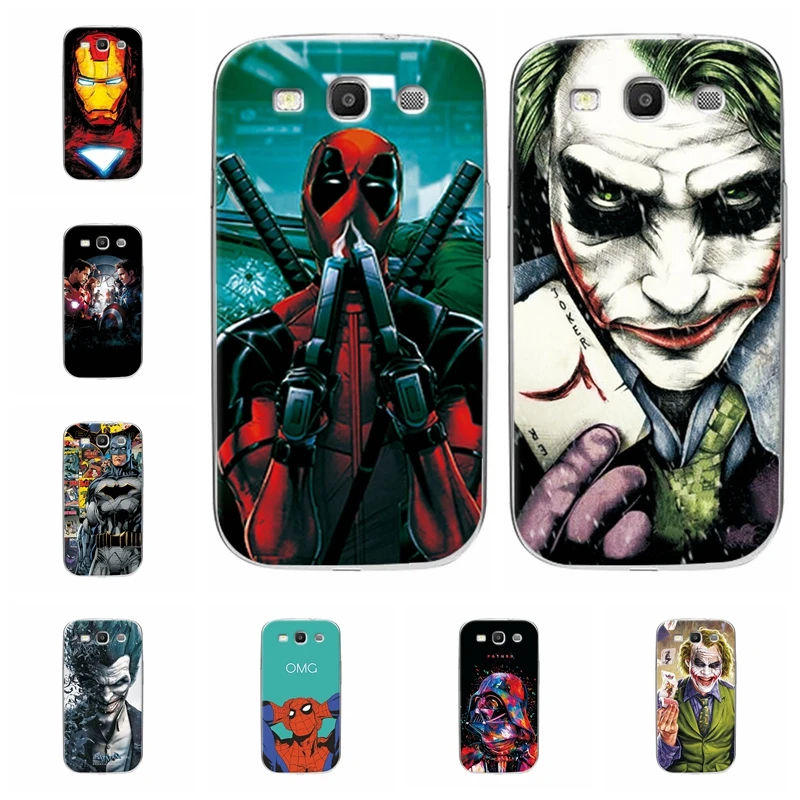 Очаровательный чехол для телефона Капитан Америка Samsung Galaxy S3 Железный человек