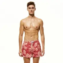 Пляжные шорты для серфинга Плавание костюм Для мужчин Плавание одежда Drawstring Плавание ванный комплект быстросохнущая спортивная одежда Спортивные штаны Мужские Шорты для купания синий и красный цвета