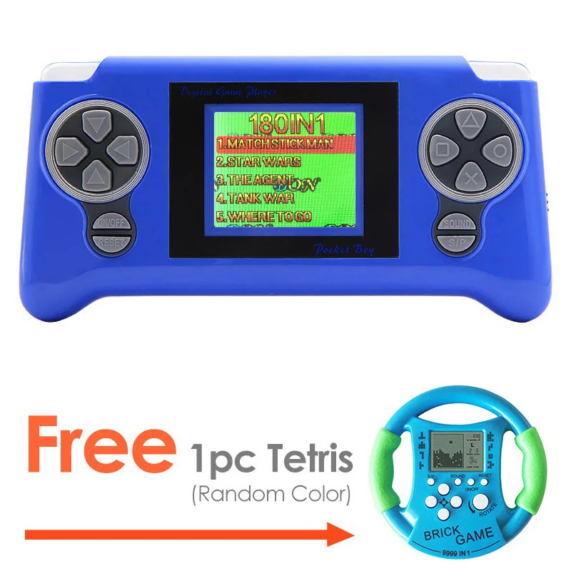 1.8 Inch Retro Game Handheld New LCD Color Screen Built in 106 Retro