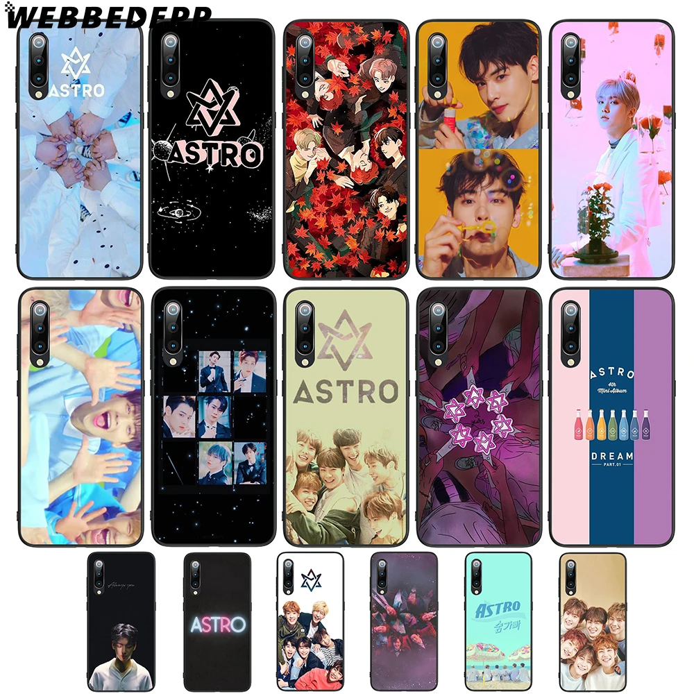 

WEBBEDEPP ASTRO Kpop Boy Soft TPU Case Cover for Xiaomi Redmi GO Note 4 4X 5 6 pro 5A Prime 7 7 Pro