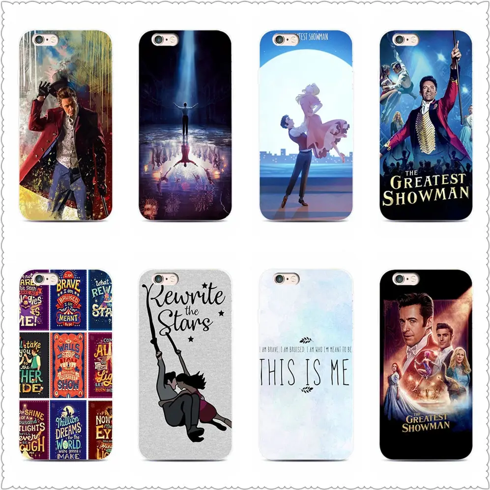 The Greatest Showman phone Case For iphone 6 5s X 7 8 Plus Black silicone case For Samsung s5 6 s7 edge s8 s9 plus Case Cover