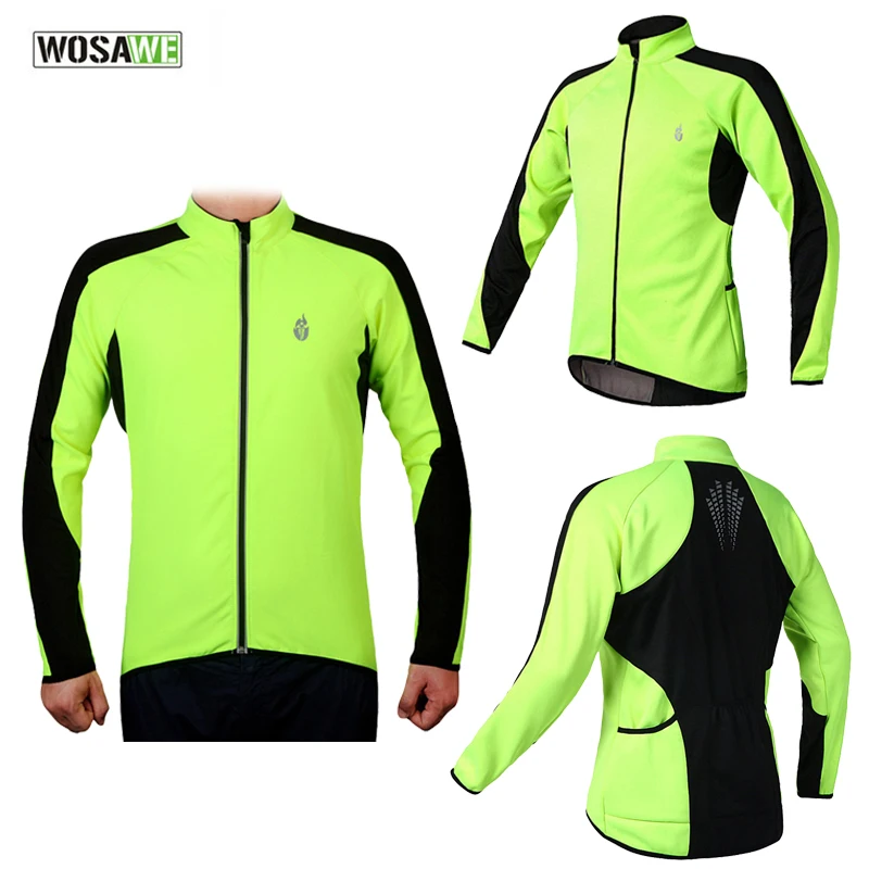 

WOSAWE Breathable Reflective Jersey Cycling Long UV Protecting Windproof Jacket