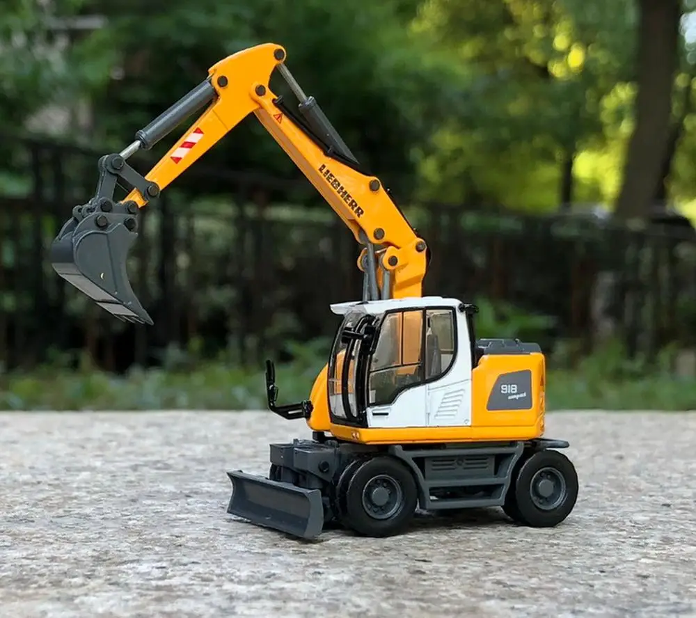 Schuco 1/87 Хо LIEBHERR A 918 мобильный литой экскаватор модель автомобиля|Наземный