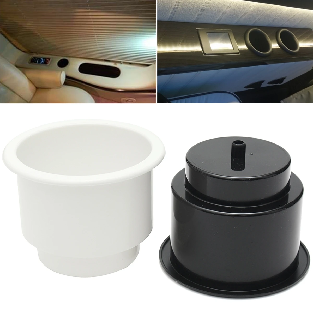 Plastic Marine Boat RV Car Cup Drink Can Water Bottle Holder With Water