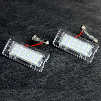 

Error Free OBD Lighting one pair 12V License Plate Light Lamp for BMW X5 E53 2000-2015 X3 E83 2004-2015 18 LED 6000K