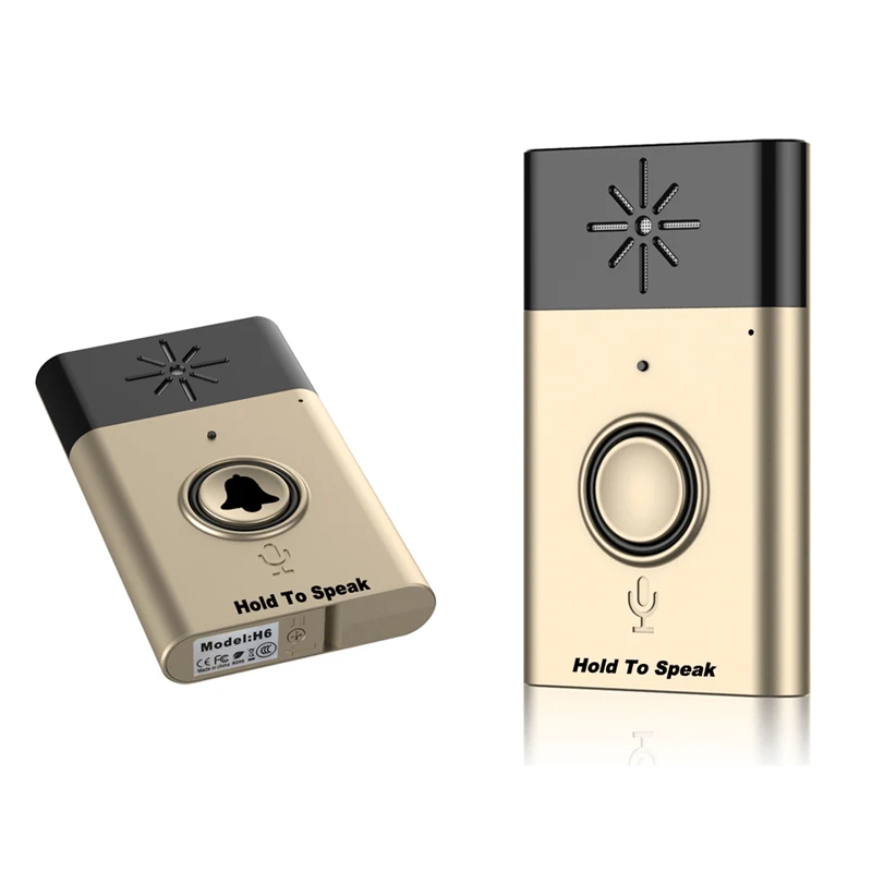 Intelligent Wireless Doorbell Voice Intercom 300M Distance Door Bell Outdoor Transmitter + Indoor Receiver Door Ring Intelligent Wireless Doorbell Voice Intercom 300M Distance Door Bell Outdoor Transmitter + Indoor Receiver Door Ring