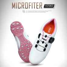 Pgm амортизирующая обувь для гольфа для женщин; дышащая обувь для гольфа с вращающейся пряжкой; женские кроссовки с автоматическими шипами; AA51026