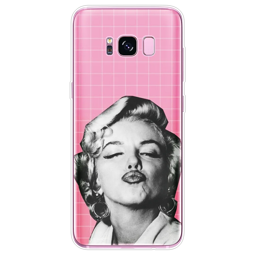 Чехол для телефона Samsung Galaxy J4 J6 Plus J8 2018 J1 mini J2 Pro J3 J5 J7 Duo Max 2015 2016 2017 Prime Marilyn Monroe с