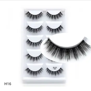 

NEW Mink Lashes 3D Mink Eyelashes Lashes Handmade Reusable Natural Cross Eyelashes Popular False Lashes Makeup maquiagem