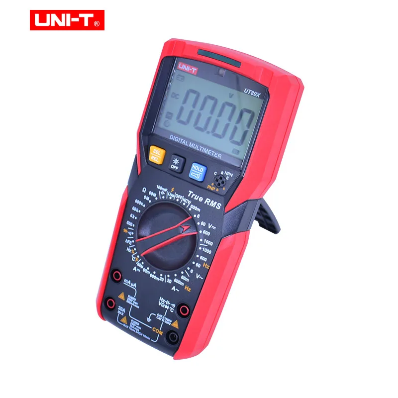 Beste UNI T UT89X UT89XD True RMS Digitale multimeter AC DC Volt Stroom Ohm Meter Capaciteit Frequentie Weerstand NCV temp  LED tester