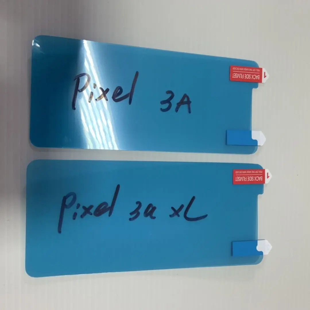 

50pc/Lot for Google Pixel 3A XL Thick PET Front Soft Screen Protector Film for Goole Pixel 3 XL High Clear Protective Film
