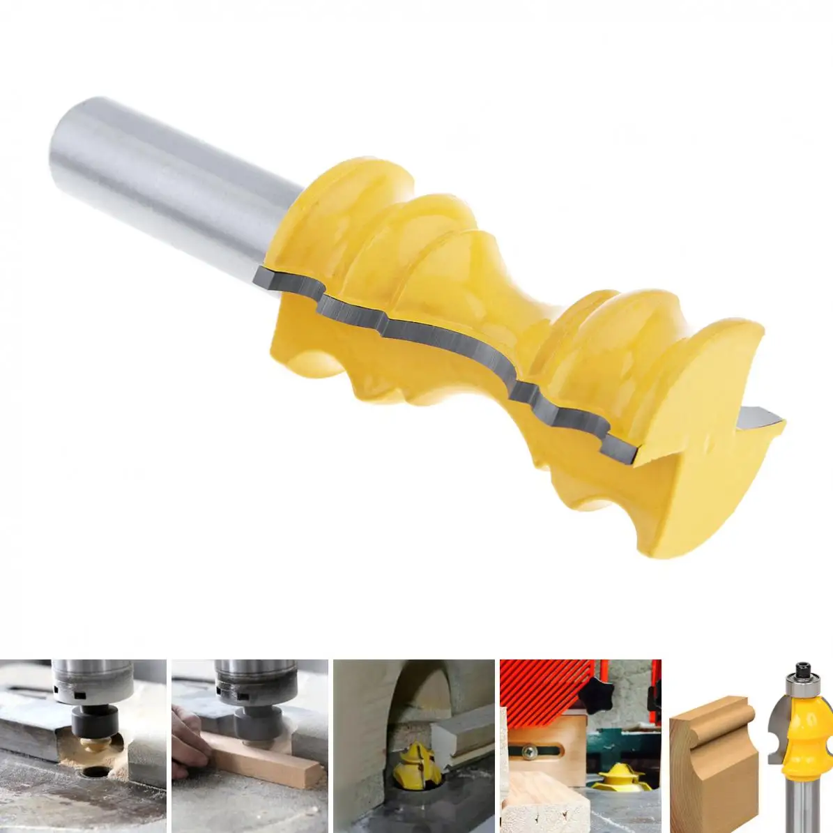 TORO 1/2 Inch Door String Course Milling Cutter with 1-1/8 Inch Blade for Multi-Layer Board / Solid Wood / Medium Fibre Board TORO 1/2 Inch Door String Course Milling Cutter with 1-1/8 Inch Blade for Multi-Layer Board / Solid Wood / Medium Fibre Board