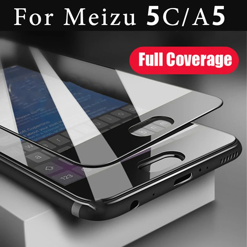 Защитное стекло для meizu a5 защитная пленка на экран 5c a 5 закаленное 0 дюйма полное