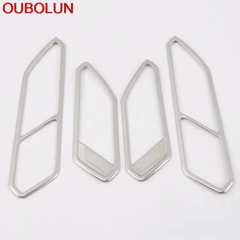 OUBOLUN для Volkswagen Tiguan MK2 2017 2018 2019 наклейка на внутреннюю дверную ручку чаша крышка
