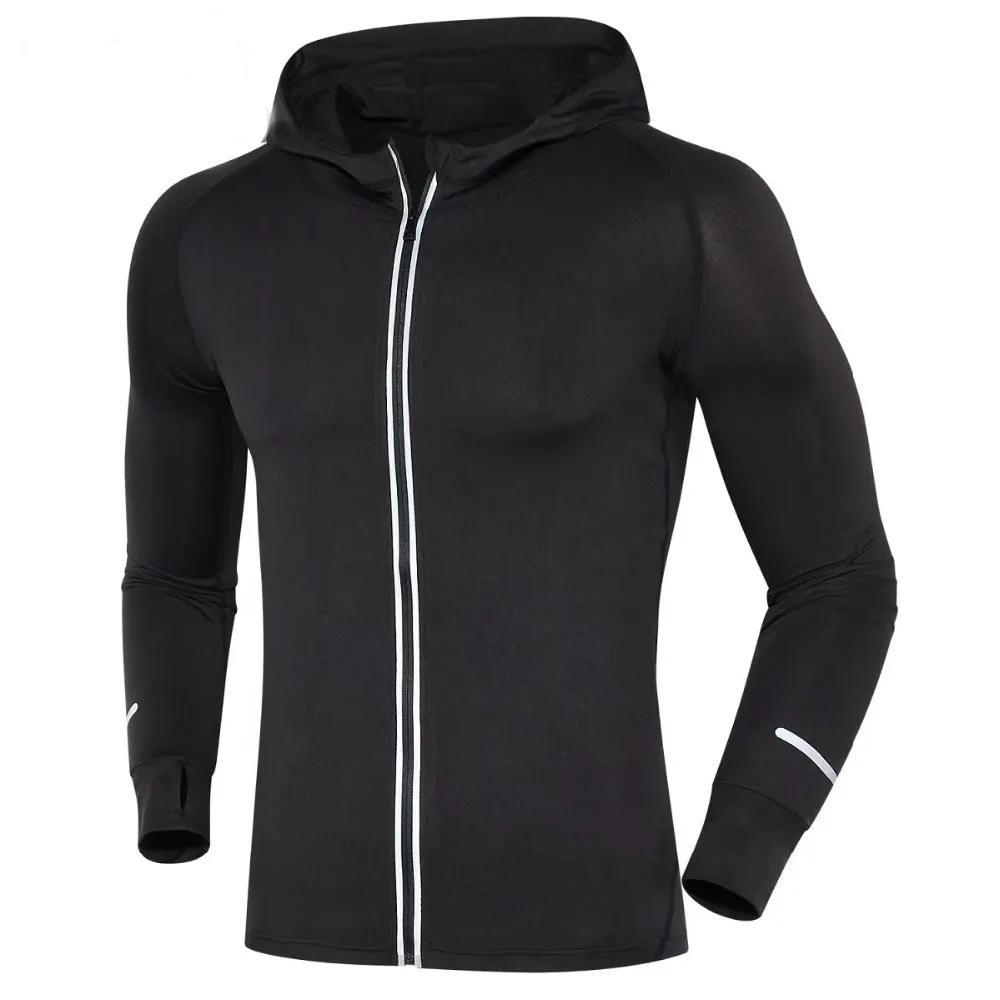 Men Running Jacket Autumn Winter Sports Jogging Cycling climbing Gym