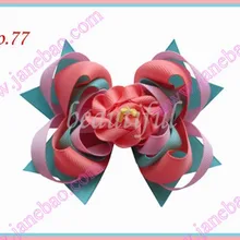 25 шт Девушки Романтические банты для волос Kanzashi бутик заколки для волос Популярные Девушки аксессуары для волос