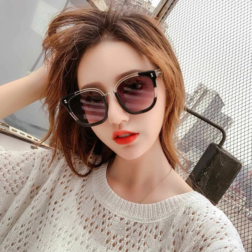 Luxury leopard print glasses Semi-Rimless Sunglasses Women Brand Designer Sun Glasses For Women Fashion Sunglass Vintage oculos