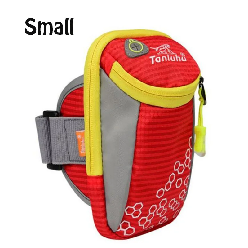 Горячая покупка Женская водонепроницаемая нейлоновая сумка для путешествий оборудование для фитнеса телефоны бегущая рука кисть рукав с мобильным держателем - Цвет: red