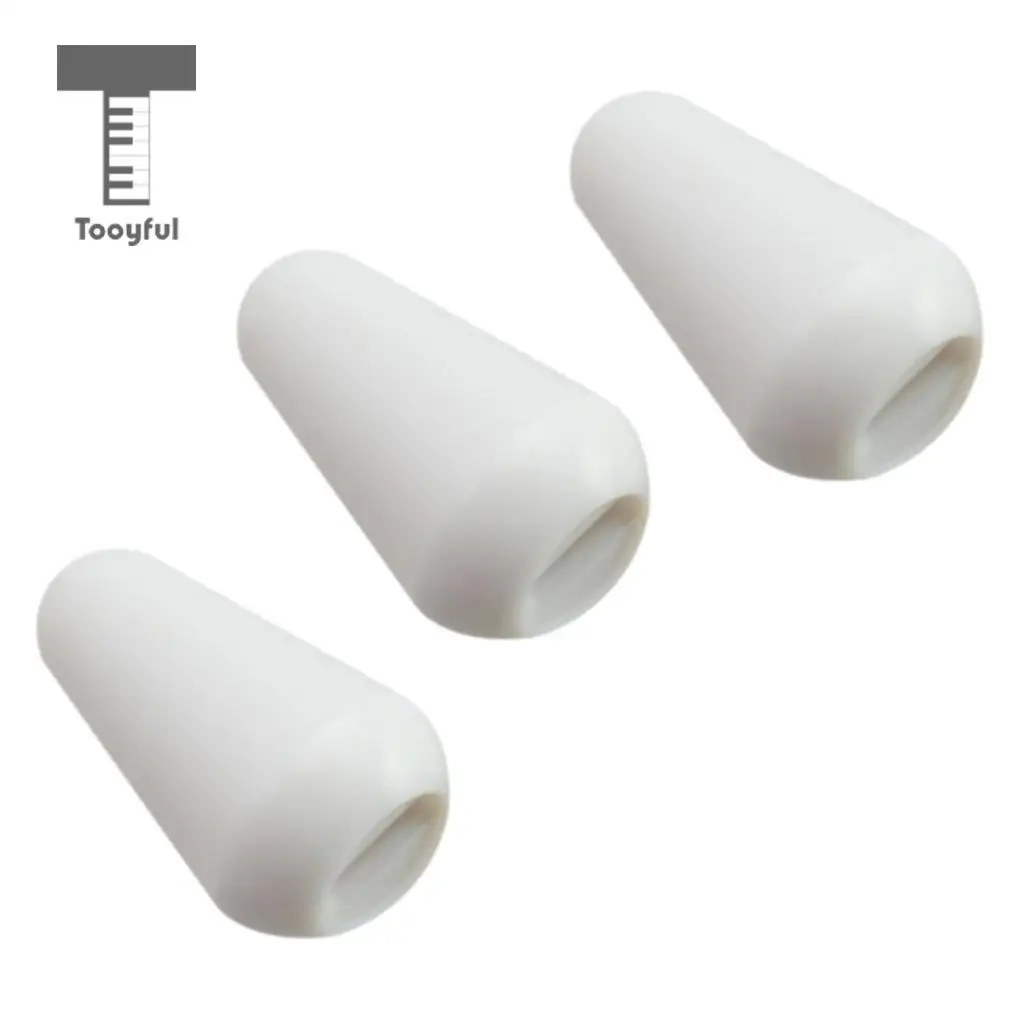 Tooyful 20pcs Internal Thread 4mm 3 or 5 Way Toggle Switch Tips Knobs Cap for ST SQ Electric Guitar Replacement