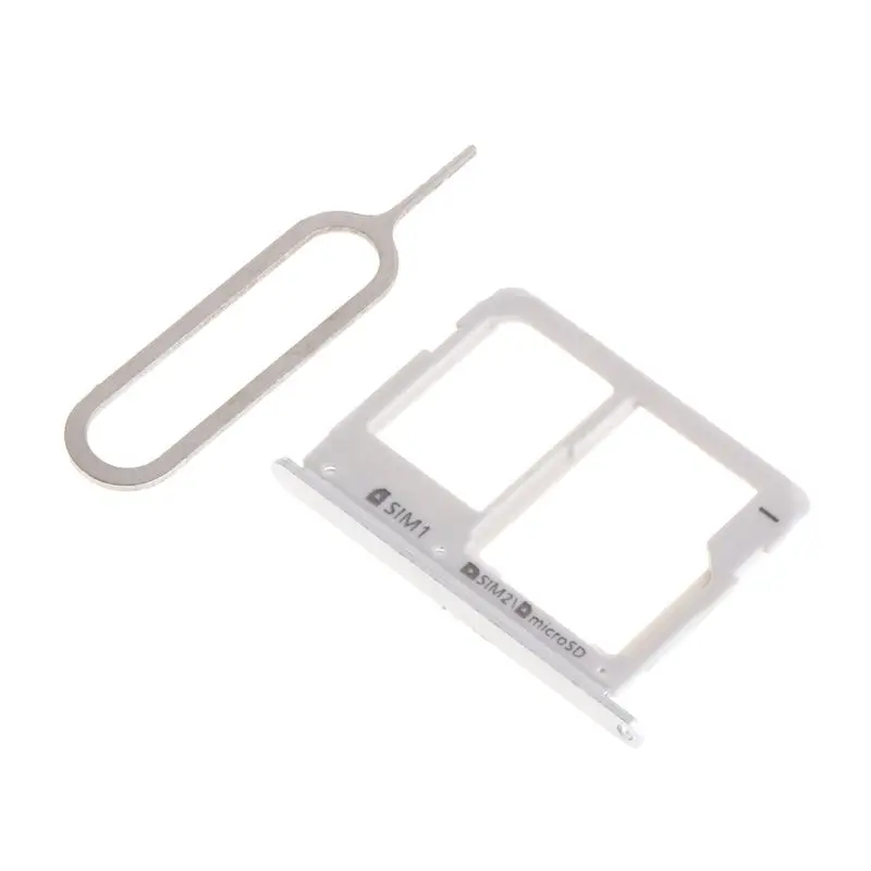 S Dual Sim MicroSD лотка слот для карт для Samsung Galaxy A3 A310 A5 A510 A7 A710 держатель устройства считывания с карты - Цвет: S