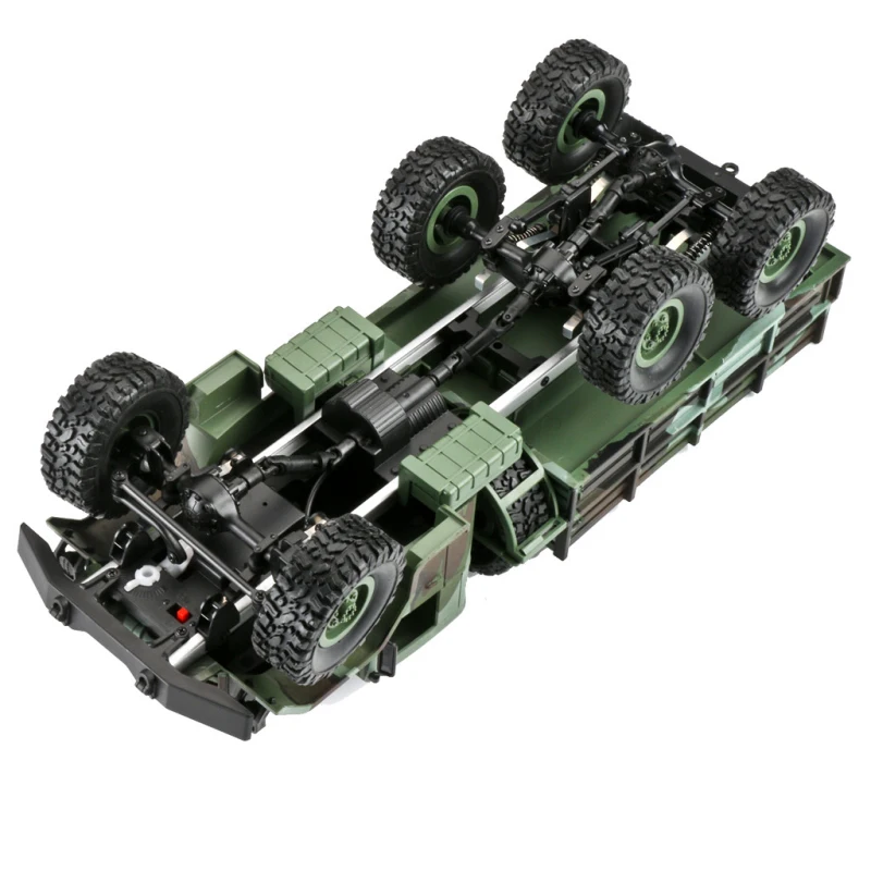 1/16 2,4 г 4WD пульт дистанционного управления Rc автомобиль со светодиодный подсветкой военный внедорожный приспособление для скалолазания пульт дистанционного управления автомобиль RTR игрушка Детские подарки
