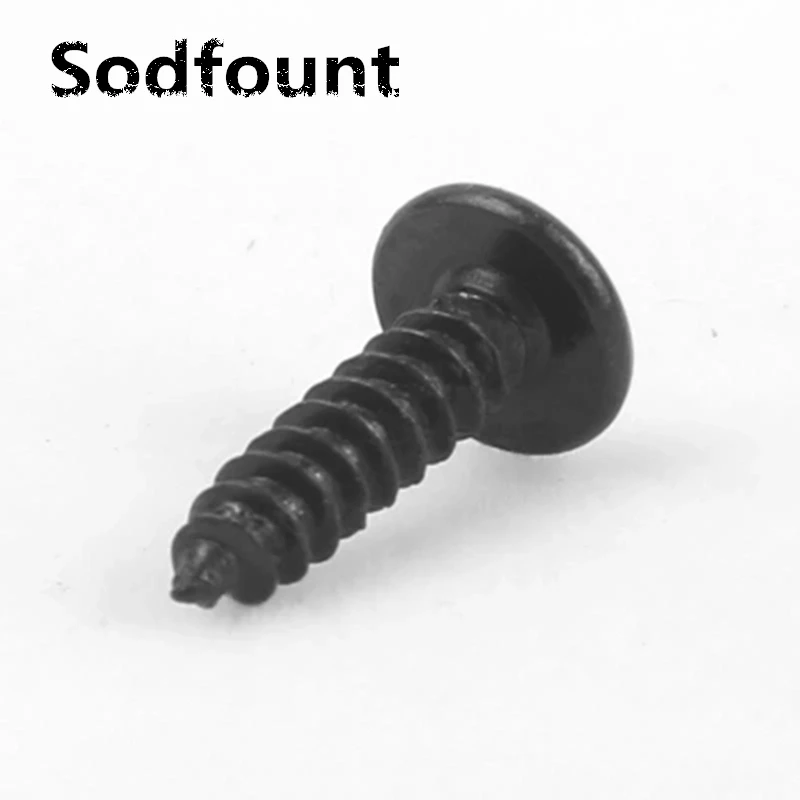 100 шт. саморез phillips truss M4 TA Black винты для электронной техники|self tapping screw|tapping screwcap screw