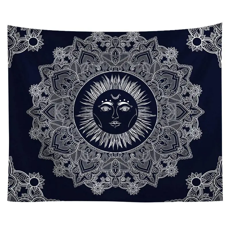 Buy Classic Sun Theme Wall Hanging Tapestry Polyester