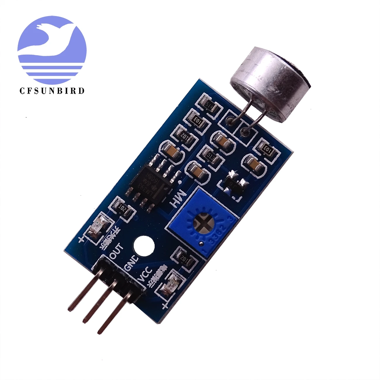 

100pcs/lot 3pin Voice Sound Detection Sensor Module DIY Intelligent Smart Vehicle Robot Helicopter Airplane Aeroplane Boart Car