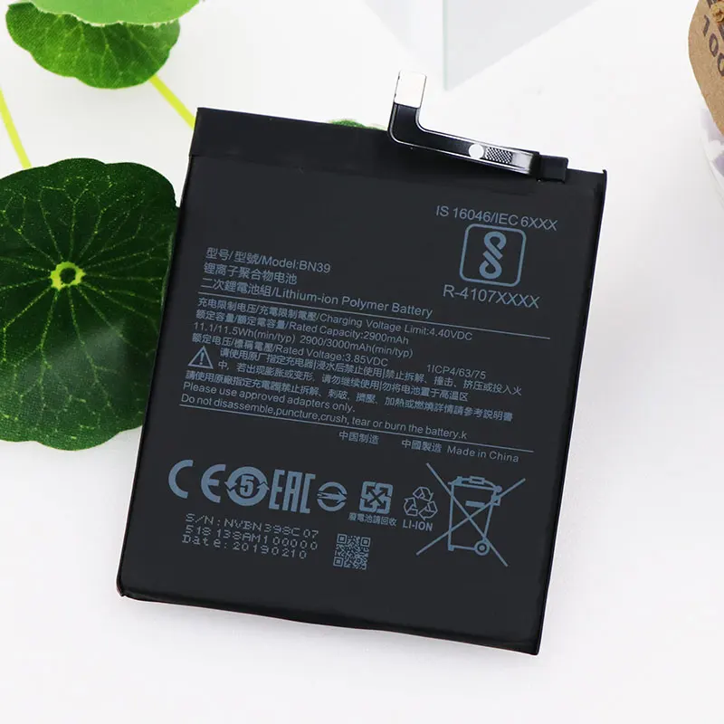 Аккумулятор BN3A BN4A BN39 для Xiaomi Redmi Go Note 7 Mi Play Высококачественная Магнитная литий