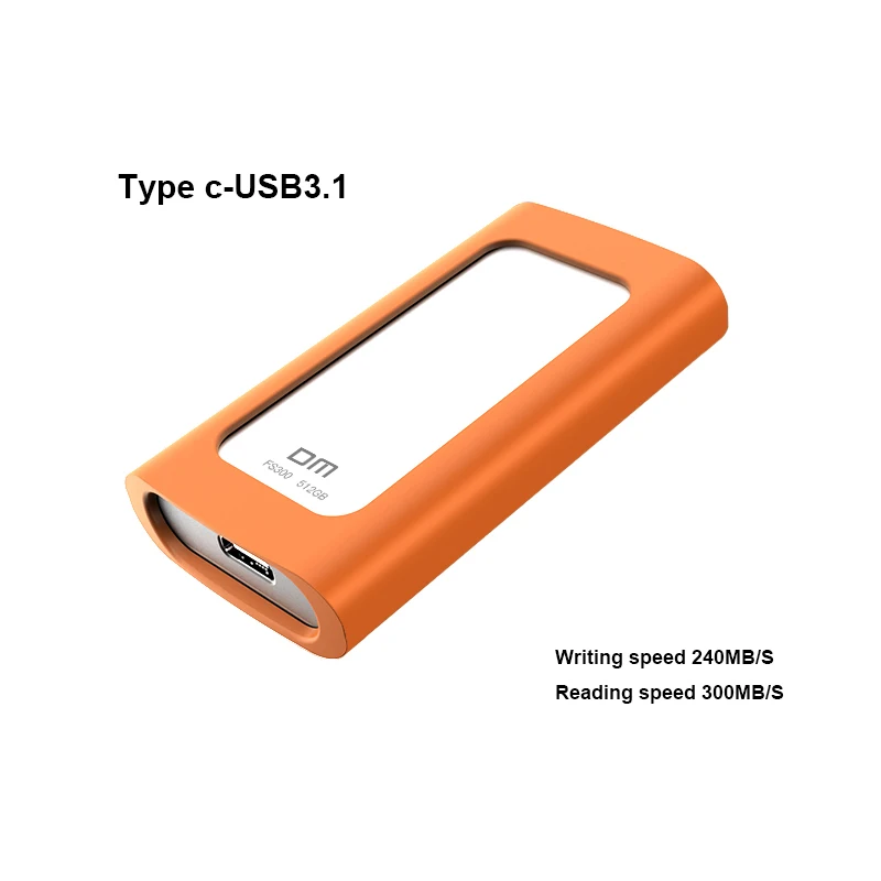 

DM F300 External Solid State Drives 256GB Portable SSD External hard drive hdd for laptop with Type C USB 3.1