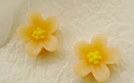 12 мм DIY смолы крашеный цветок, плоское основание Смолы Декоративный цветок подарок-аксессуар, 100 шт в разных цветов