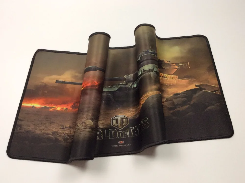  Congsipad World of Tanks Free Shipping Locking Edge Rubber Pad Mouse Mat Desk Pad Keyboard Pad for 