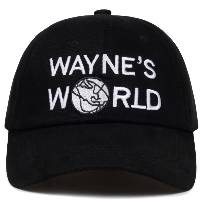 2019 Новый WAYNE'S WRLD письмо вышивка бейсбол кепки для мужчин женщин модные бейсболки шапка "хип-хоп" Открытый регулируемый Защита от Солнца