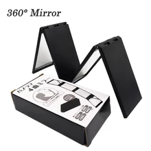 4 складное зеркало мгновенный рост волос лысая голова рост волос плюс волокна волос аксессуар черный цвет