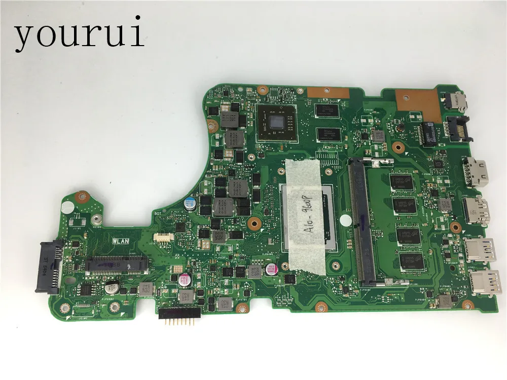 yourui For ASUS X555QG Laptop Motherboard REV 2.0 With A10-9600P Processor 4GB RAM Fully Test ok