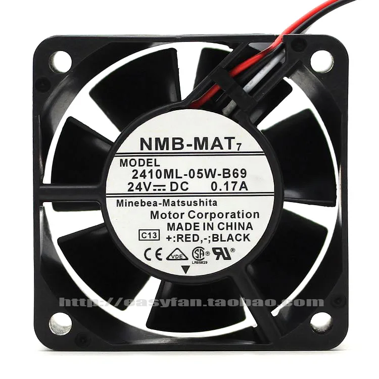 MELCO 2410ML-05W-B69 24 V 0.17A 60*25 для сервопривод yaskawa Вентилятор охлаждения