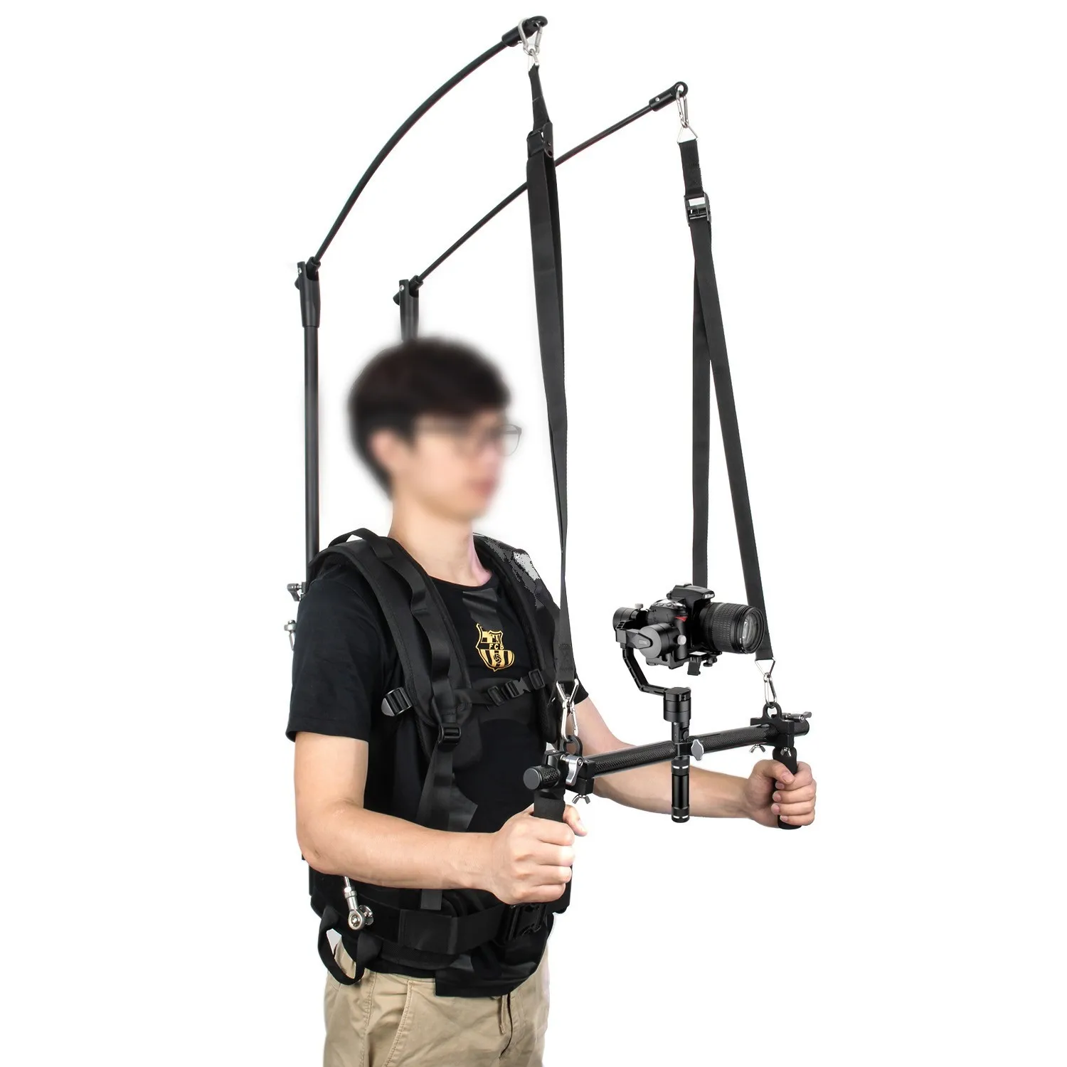

DHL Laing V10 Stabilizer Vest 6-13kg New Video Studio Steadicam Stabilizer Support Rod Body Load Vest Handle Arm for DSLR Camera