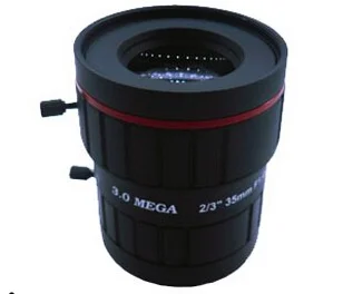 

2/3" 35mm F1.6 3Megapixel Non-distortion Manual IRIS C-mount FA Lens