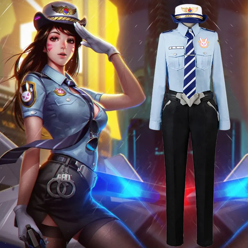 Карнавальный костюм OW Game D.VA DVA Hana Song для девочек карнавальный на Хэллоуин