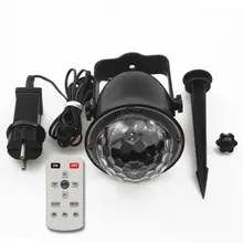 Водонепроницаемый светодиодный светильник для лужайки с пультом дистанционного управления для наружного садового двора, Ландшафтная лампа для ЕС, праздничная вечеринка