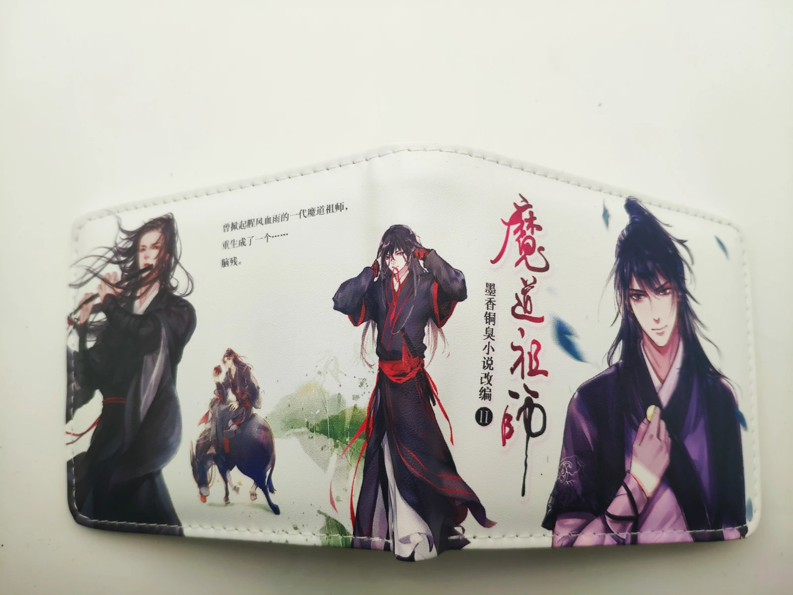 Giancomics Mo Dao Zu Shi Wallet Wei Wuxian Lan Wangji Аниме Бумажник для кредитных карт держатель карман