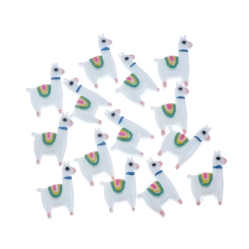 

LF 20Pcs Mixed 20x14mm Resin Pony Cabochon Flatback Decoration Crafts Embellishments For Scrapbooking Diy Accessories