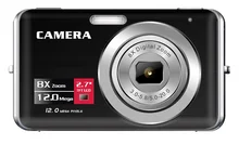 Free ship 2017 Most Popular Digital Camera 2.7” TFT 12MP DC-E70 8X Zoom Super Camera Fotografica With Li-ion Battery