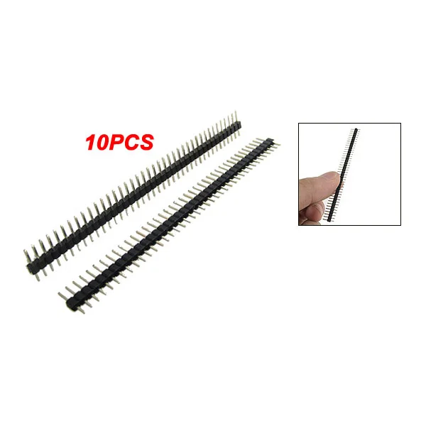 

10 pcs 1x40 Pin 2.0mm Pitch Single Row PCB Pin Headers