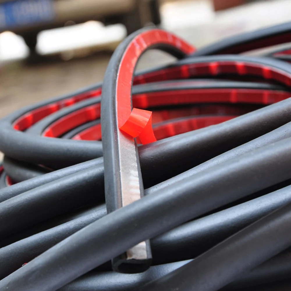 Small-D-shape-4M-Genuine-Adhesive-Car-Rubber-Seal-Sound-Insulation-Car-Door-Sealing-Strip-Rubber 1