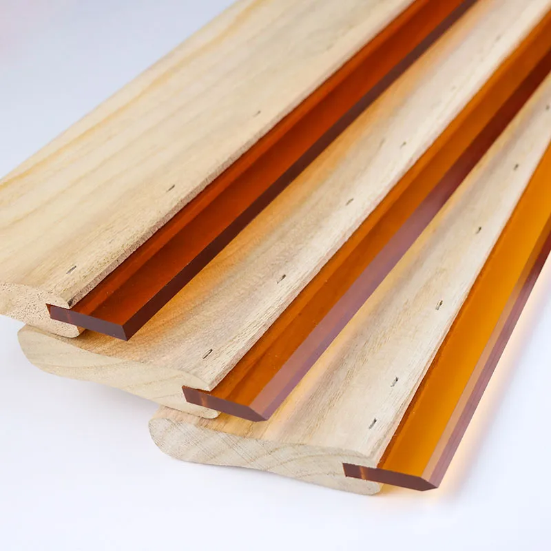 

Free Shipping 65DURO Wooden Handle Screen Printing Squeegee (3x33cm) Silk Screen Press