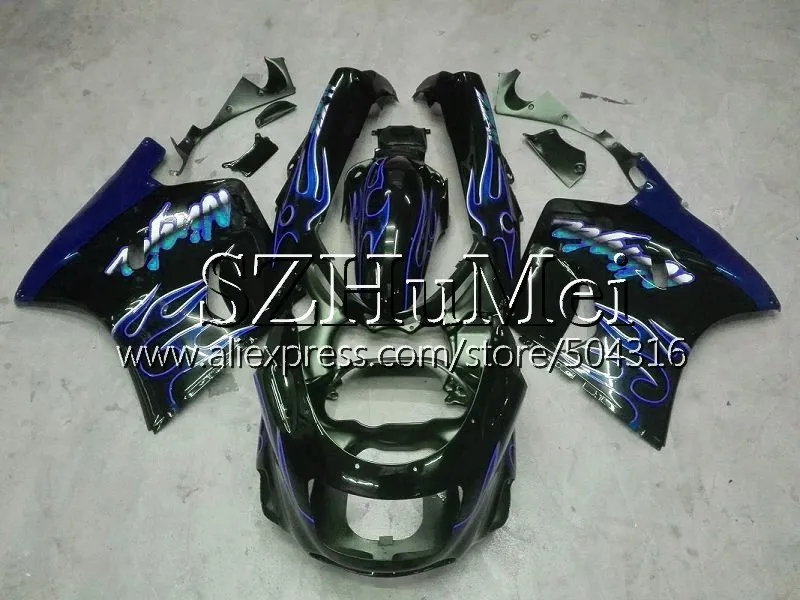 Средства ухода за кожей для KAWASAKI NINJA глянцевый черный ZZR1100 ZX 11R ZX-11R ZZR 1100 5SH5 ZX11 ZX11R 90 91 92 ZX 11R 1990 1991 1992 обтекатели комплект - Цвет: No.  22