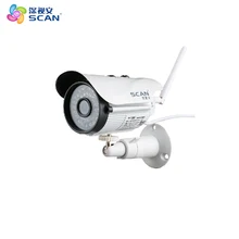 1080 P Пуля IP Камера Wi-Fi 2.0mp обнаружения движения Открытый Водонепроницаемый Мини Белый веб-камера видеонаблюдения CCTV Бесплатная доставка