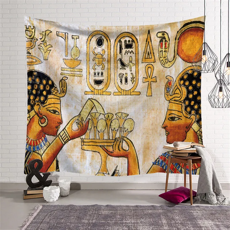 Египет Стиль дома декоративные настенные гобелен, ковер удобный диван коврик для пикника египетского фараона гобелен w3-dz-27-6
