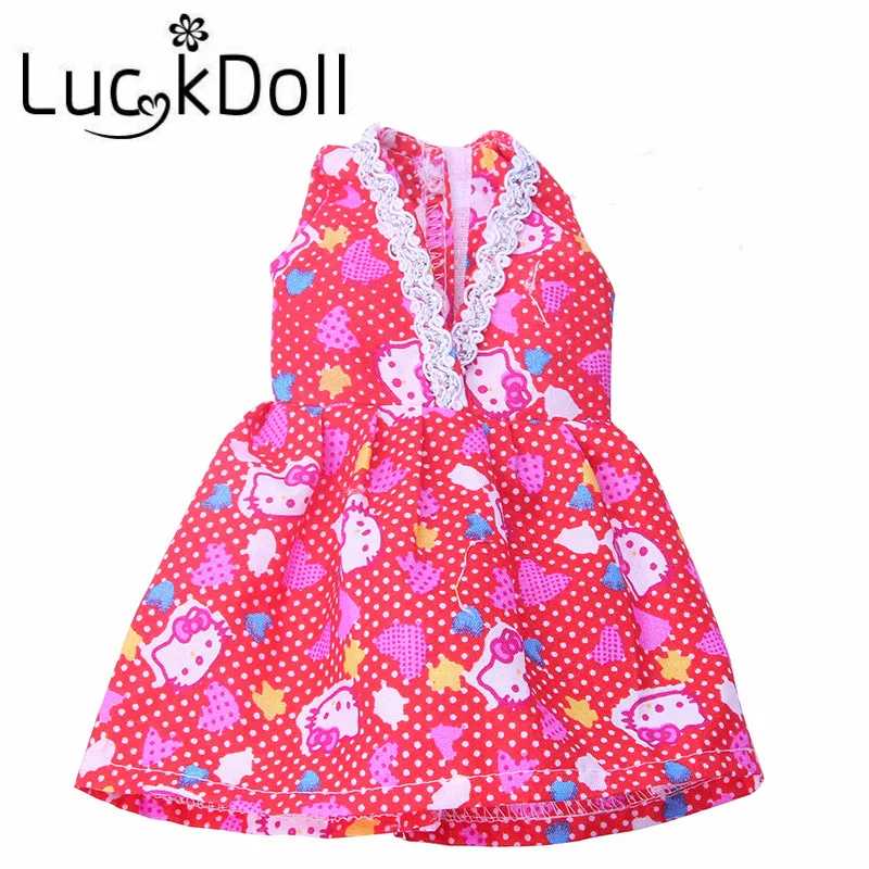 

New to two color skirt For 14.5" wellie wishers doll (only clothes) M36-M37